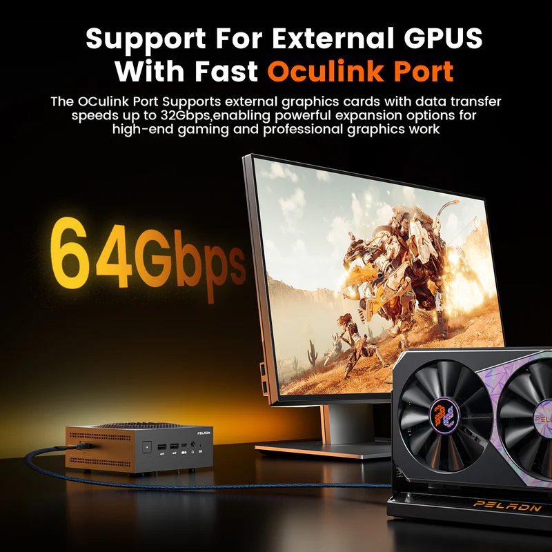 คอมพิวเตอร์ขนาดเล็ก mini pc peladn ho5 hx370 ai empowered smart touch lighting by ryzen al 9 hx 370 คอมพิวเตอร์ขนาดเล็ก mini pc peladn ho5 hx370 ai empowered smart touch lighting by ryzen al 9 hx 370