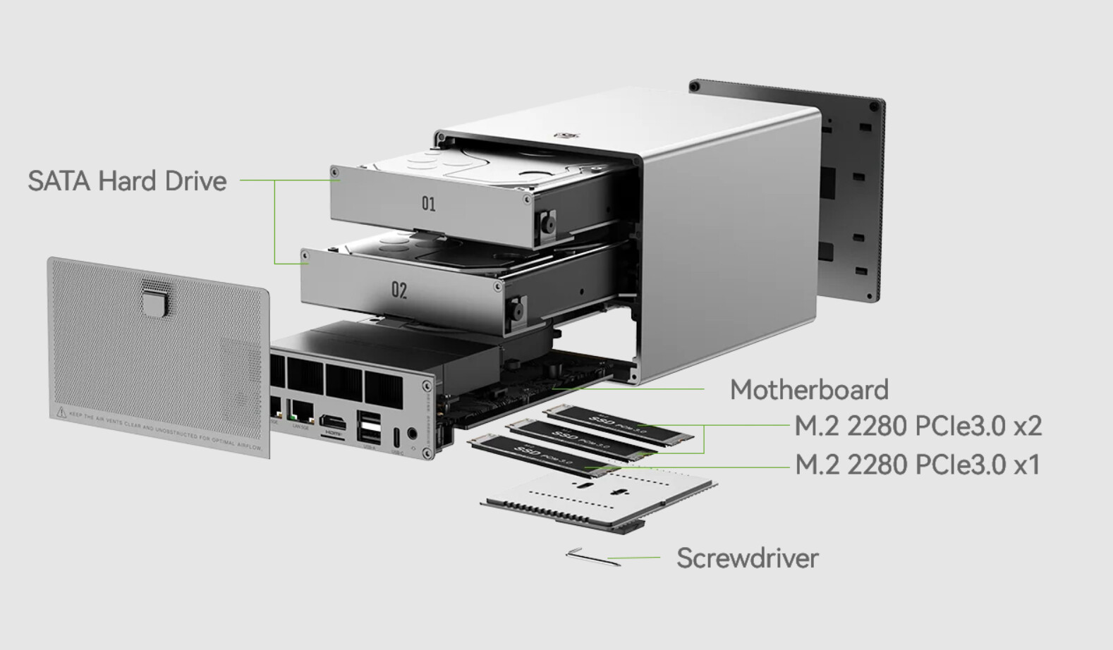 คอมพิวเตอร์ขนาดเล็ก/เก็บข้อมูลบนเครือข่าย beelink me pro 2 bay hybrid nas/ mini pc intel® n150 คอมพิวเตอร์ขนาดเล็ก/เก็บข้อมูลบนเครือข่าย beelink me pro 2 bay hybrid nas/ mini pc intel® n150
