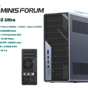 Minisforum MS-02 Ultra mini workstation Intel Core Ultra 9 285HX / 275HX